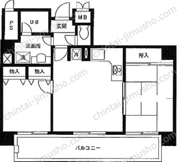 大門アーバニストの間取図
