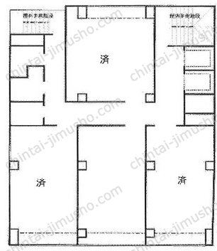 金春ビル3階の間取図