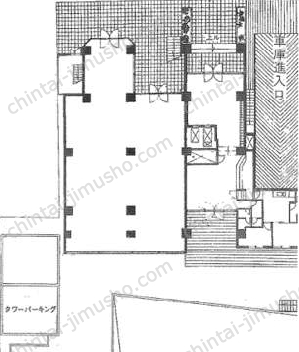 飯倉ヒルズ1階の間取図