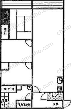 ライオンズマンション池袋の間取図