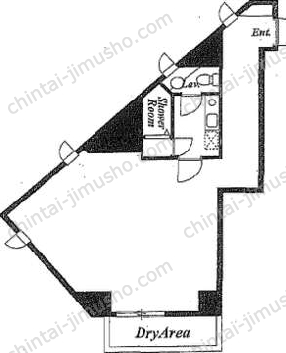 クローバー六本木の間取図