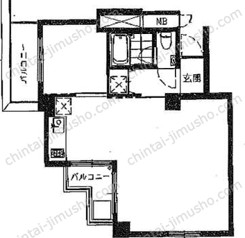 第20スカイビルの間取図