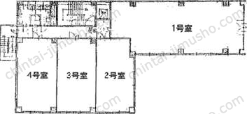 第四文成ビルの間取図