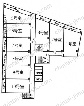 新陽ビルの間取図
