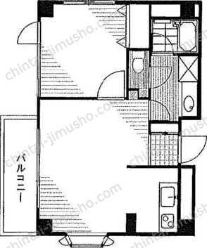 フェイヴァーフィールド池袋6階の間取図