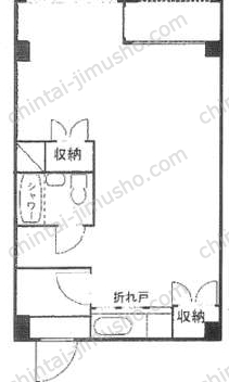 鯉江ビル6階の間取図