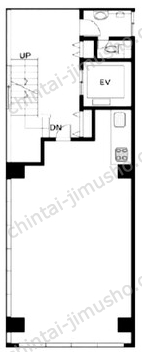 オザキマンション2階の間取図