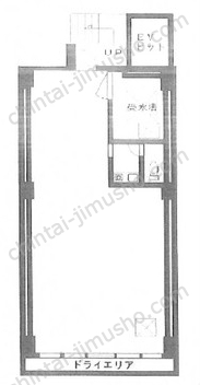 さかえビルB1階の間取図