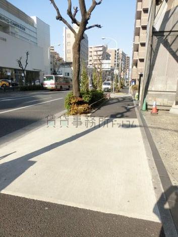 玄関前の歩道