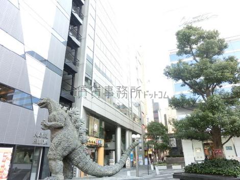 オブジェが点在する環境