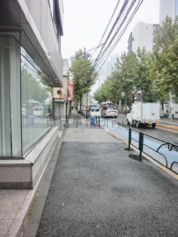歩きやすい歩道です