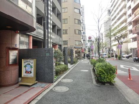 周辺はオフィスとマンションが多いです