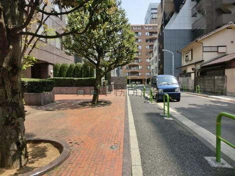 ゆとりのある歩道です