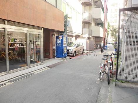 玄関前通りの見え方
