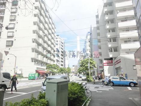 周辺は居住用建物が多く建ち並びます