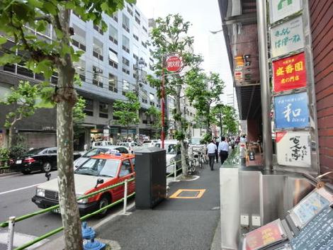 緑の多い通りです