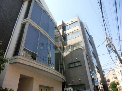 周辺は低層のビルや住宅に囲まれています