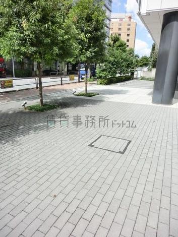 広い敷地内