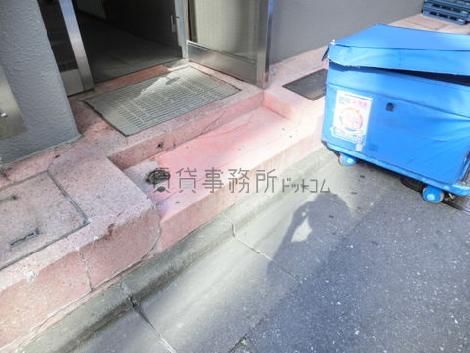 玄関口の床面です