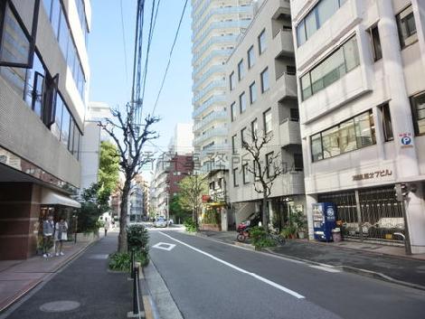 綺麗に舗装された通りです