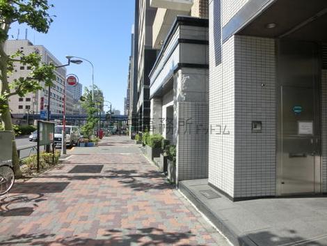 ゆとりのある歩道です