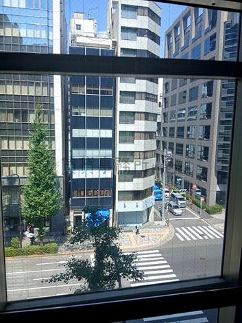 エレベーター内からの眺望