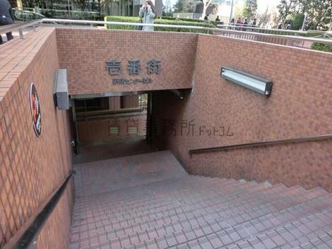 店舗区画の入口です