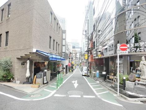 障害物の無い通り