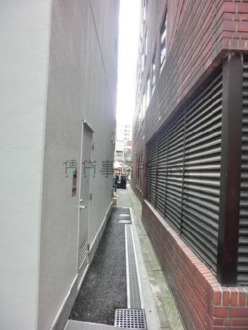 裏の路地です