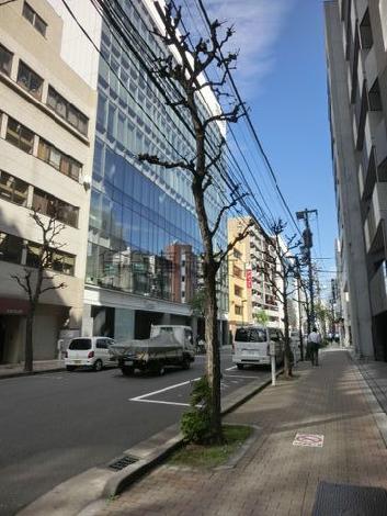 人通りの少ないエリアです