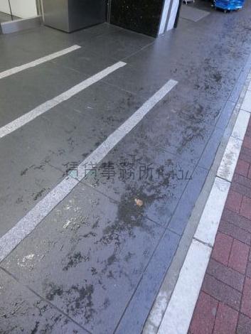 歩道との間に段差はありません