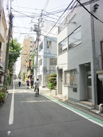 人通りの少ないエリア