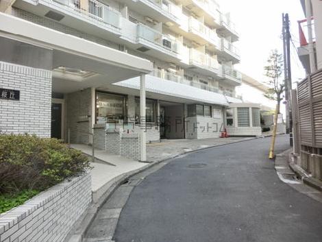 裏路地の閑静な通り