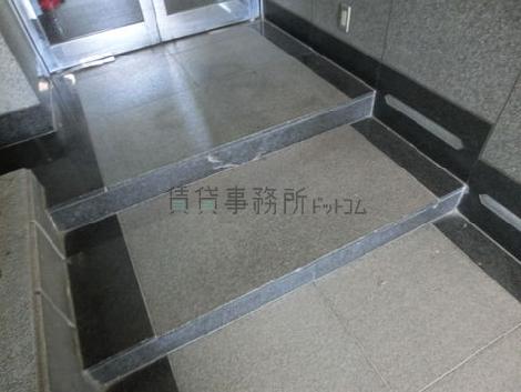 ドア手前に段差があります