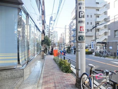 見透しの良い歩道