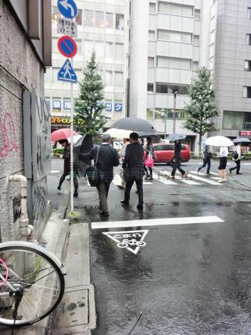 人通りが多いです