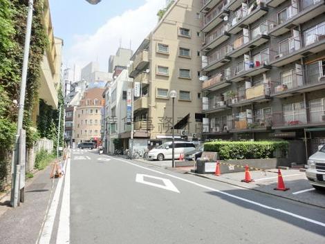 車通りの少ないエリア