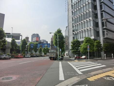 見通しの良い前面道路