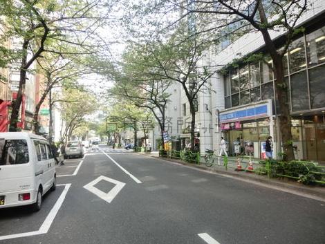 見通しの良い前面道路