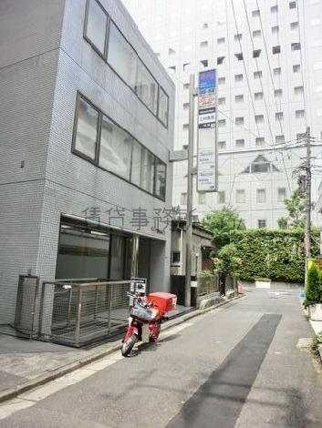 車通りのないエリア