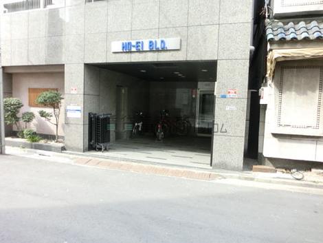 広い間口の入口です