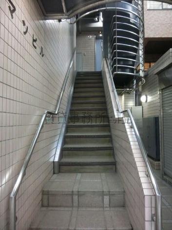 外階段です