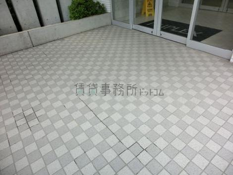 玄関扉前の床です