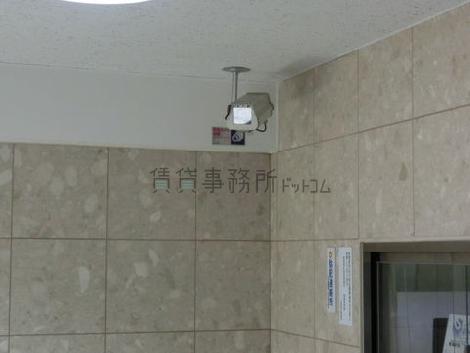 至るところに防犯カメラがあります