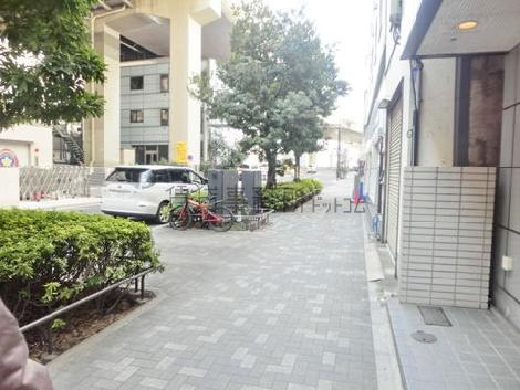 街路樹のある通り