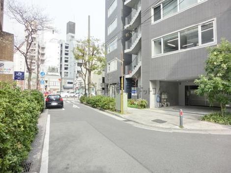 前面道路を撮影