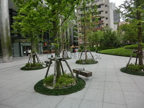 エントランス前の敷地です