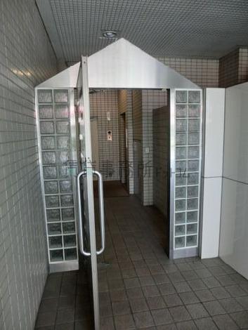 特徴的なドアです