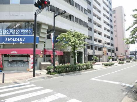マンションも建ち並んでいます