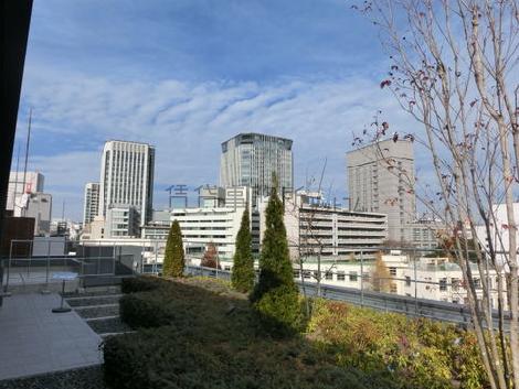 眺めの良い屋上です